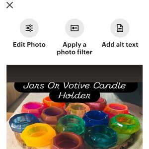 Colorful Votive Candle Holders